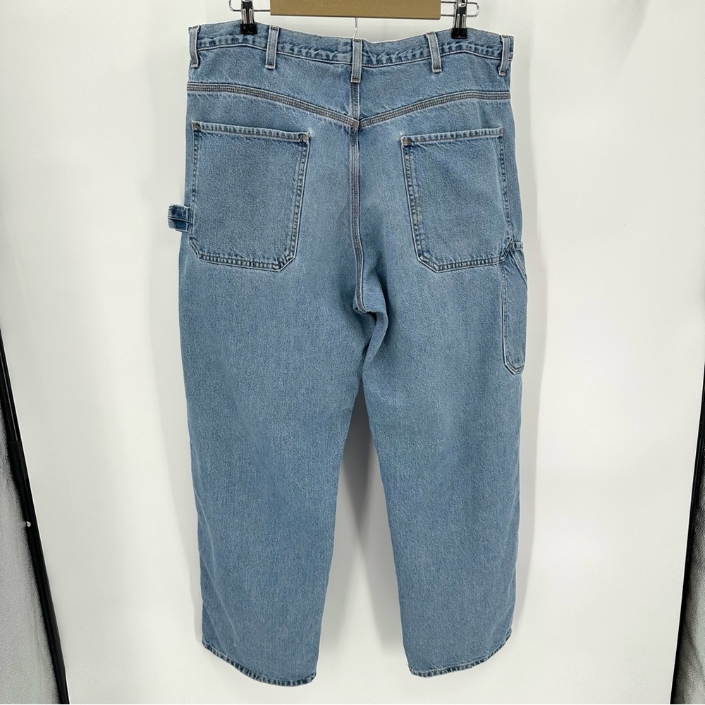 VTG Y2K Calvin Klein Carpenter Jeans Men’s 38 Cotton Faded Stonwash Distressed - Picture 7 of 16